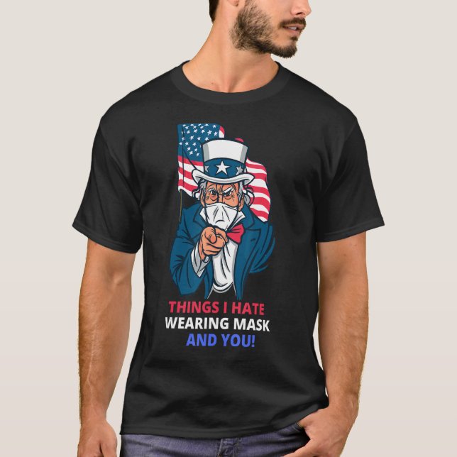 Sak, jag hör en mask och du t shirt (Framsida)