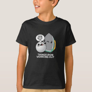 Sak Järn som arbetar med Järn Pun-Mörken BG T Shirt