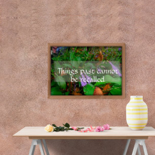 Sak kan inte komma ihåg att visdom poster