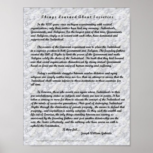 Sak lärde sig om samhällen poster (Framsidan)