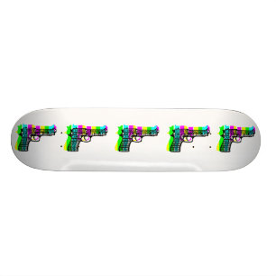 Sak med vapen på skateboard bräda 19,5 cm
