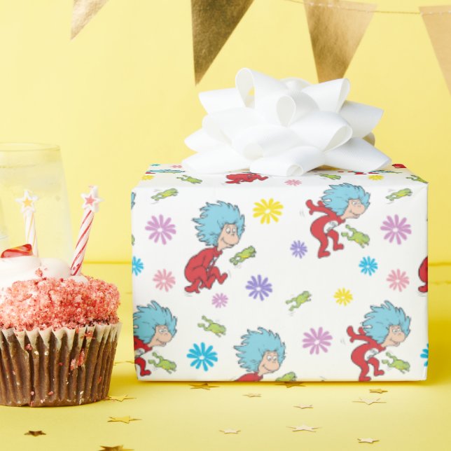 Sak One Sak 2 Hoppy Frog Sak Mönster Presentpapper (Födelsedagsfest)