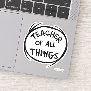 Sak One Sak 2 - Lärare i hela Sak Klistermärken