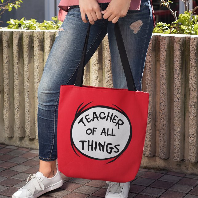 Sak One Sak 2 - Lärare i hela Sak Tygkasse (Person holding tote bag)