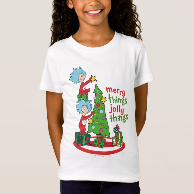 Sak One Sak 2 Merry Sak Jolly Sak T Shirt (Framsida)