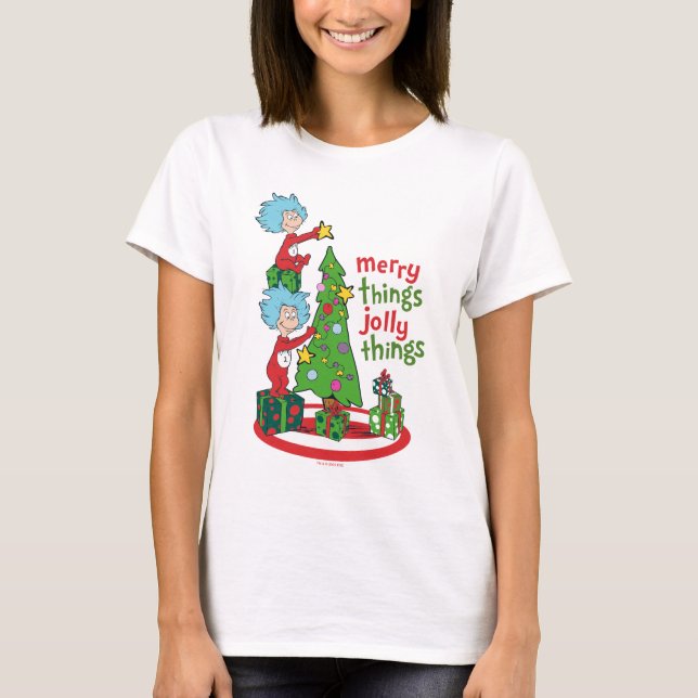 Sak One Sak 2 Merry Sak Jolly Sak T Shirt (Framsida)