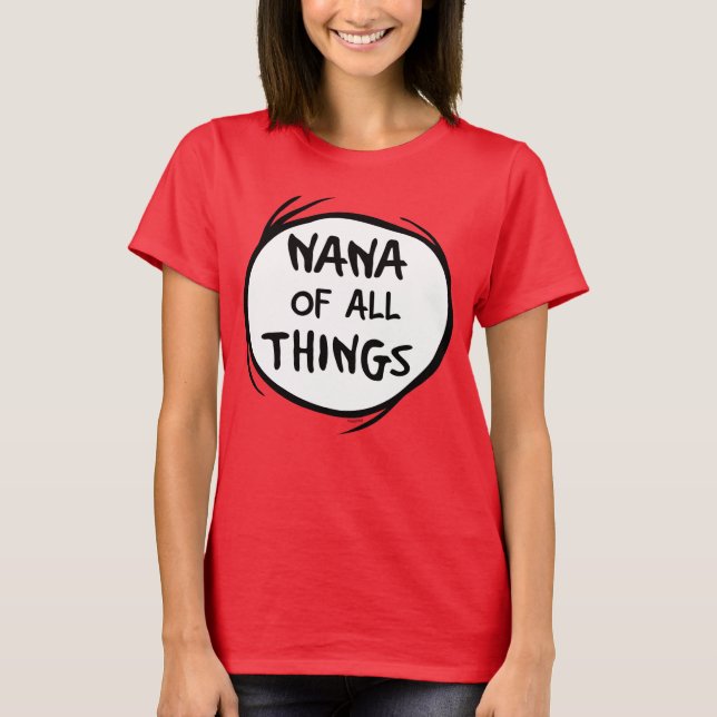 Sak One Sak 2 - Nana av Sak T Shirt (Framsida)