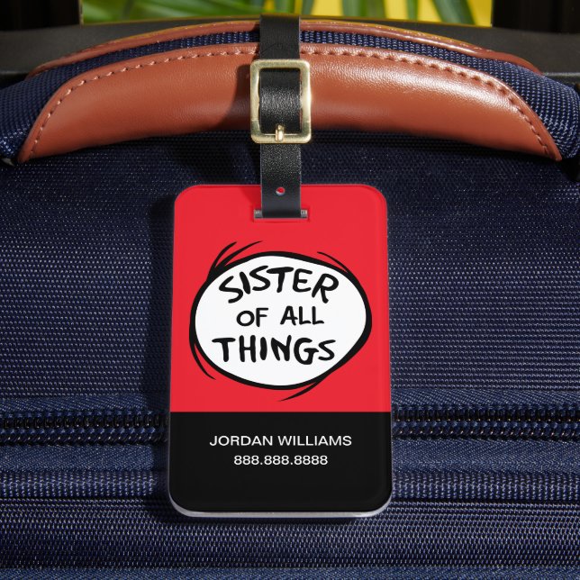 Sak One Sak 2 - syster till hela Sak Bagagebricka (Framsida Insitu 2)