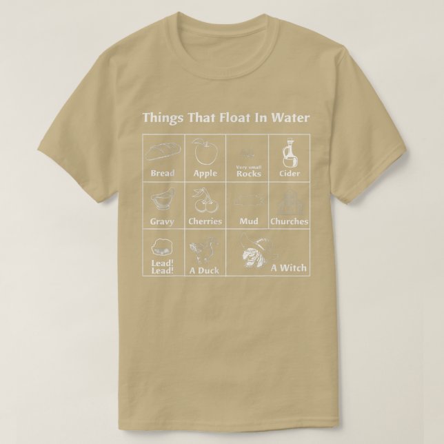 Sak som Flyter i äppelcider A Duc i Vatten T Shirt (Design framsida)