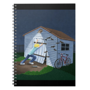 Sak som går i bump på natten anteckningsbok