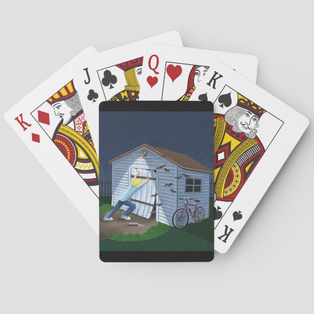 Sak som går i bump på natten casinokort (Baksidan)