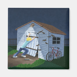 Sak som går i bump på natten magnet