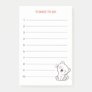 Sak to Do & Kattunge PostIT Notes Post-it Block