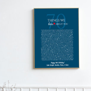 sak vi kärlek om dig 70, 60, 50, poster