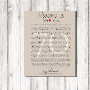 sak vi kärlek om dig 70, 60, 50, poster