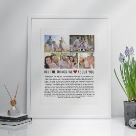 Sak vi Kärlek om er Mors dag Poster