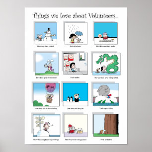 Sak Vi Kärlek om volontärer poster