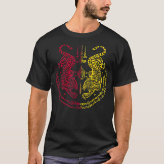 Sak Yant Thai Tattoo Twin Tiger Muay Magic Thail T Shirt