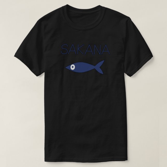 Sakana (fisk) - Mio Kofune från sommartid T Shirt (Design framsida)