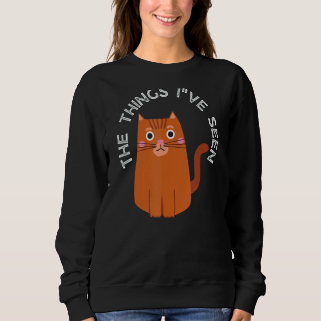 Saken jag har sett katt t shirt (Framsida)
