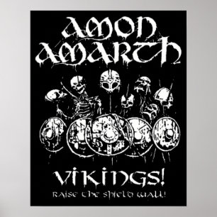 Saker Amon Amarth Retro - Young Mystic FanArt Poster