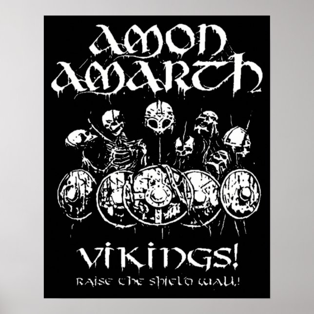 Saker Amon Amarth Retro - Young Mystic FanArt Poster (Framsidan)