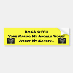Säker Änglar Bumper Sticker Bildekal