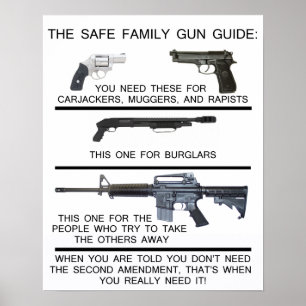 SÄKER FAMILY GUN GUIDE POSTER