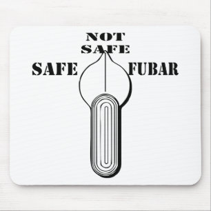 Säker för brandväljare, inte Säker FUBAR Musmatta