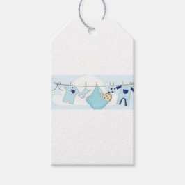 SAKER FÖR POJKE SHOWER/PARTY PRESENTETIKETT