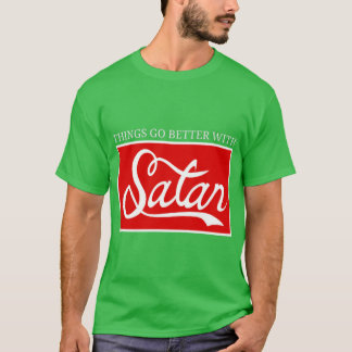 Saker går bättre med Satan pojke T Shirt