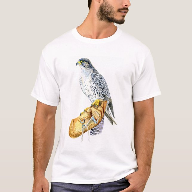 Saker/gyr falcon T-shirt (Framsida)