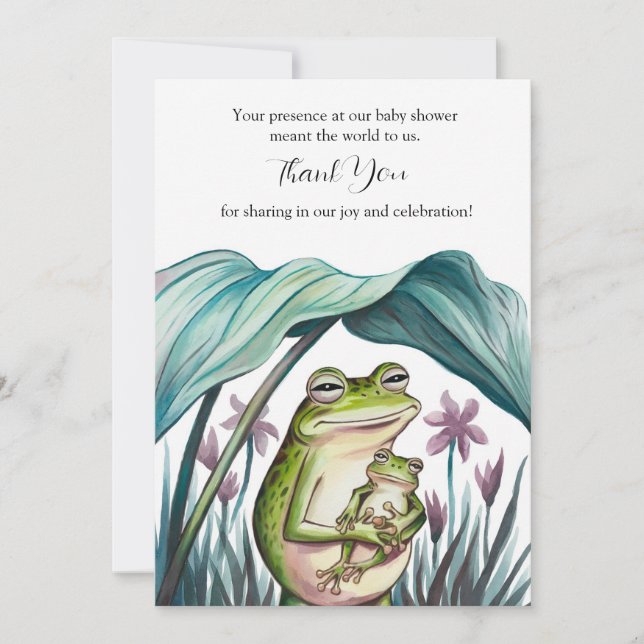 SÄKER i MAMMA ARM Tack Kort (Framsida)