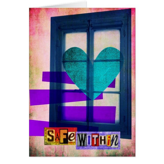 Säker inom digitalsamlingar hälsningskort (Framsidan)