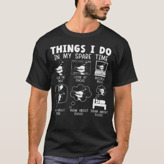 Saker jag gör på min fritid Ankung Anka T Shirt