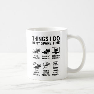 Saker jag gör på min fritid Axolotl Hobby Kaffemugg