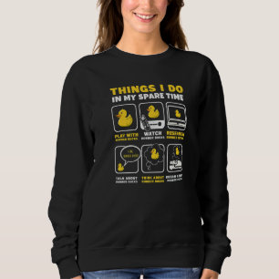 Saker jag gör på min fritid Badankan Rubber Du T Shirt