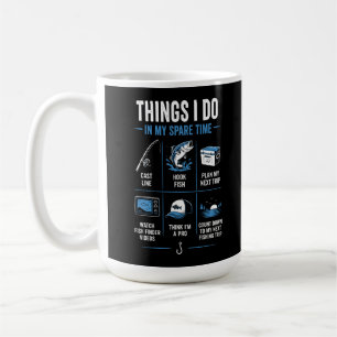 Saker jag gör på min fritid Fiske Kaffemugg