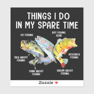 Saker jag gör på min fritid klistermärken