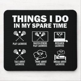 Saker jag gör på min fritid Lacrosse Musmatta