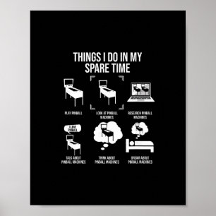 Saker jag gör på min fritid poster