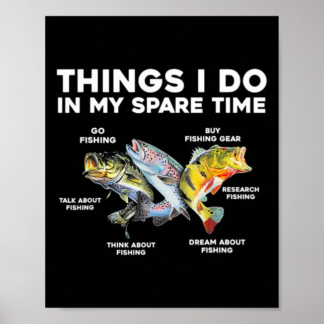 Saker jag gör på min fritid Rolig fiske 1  Poster (Framsidan)
