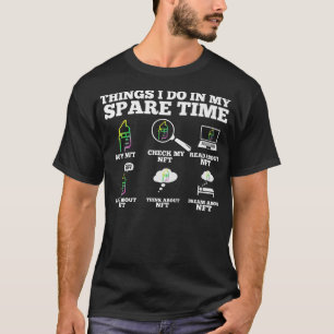 Saker jag gör på min fritid Rolig NFT Premium T Shirt