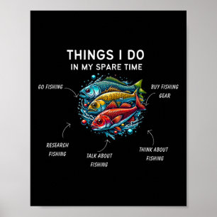 Saker jag gör på min fritid Roligt fiske 3 Poster