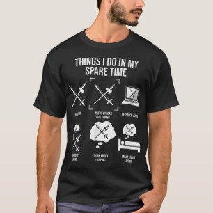 Saker jag gör på min fritid  Roligt Larpande T Shirt