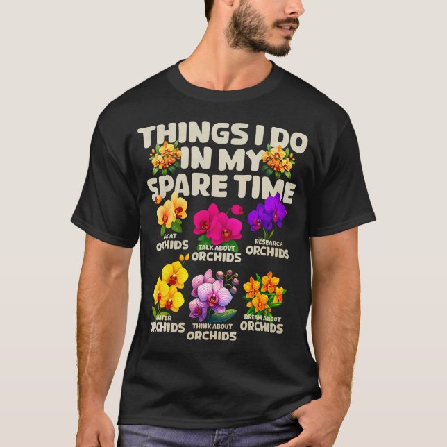 Saker jag gör på min fritid t shirt (Framsida)