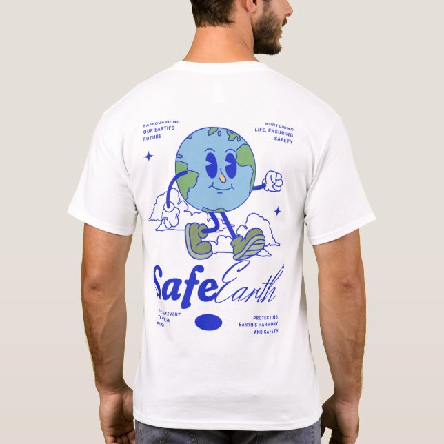 Säker jord t shirt (Baksida)
