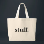 saker. jumbo tygkasse<br><div class="desc">Det håller saker.</div>