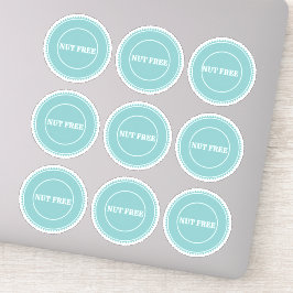 Säker kulinariska utan nöt klistermärken