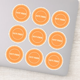 Säker kulinariska utan nöt klistermärken